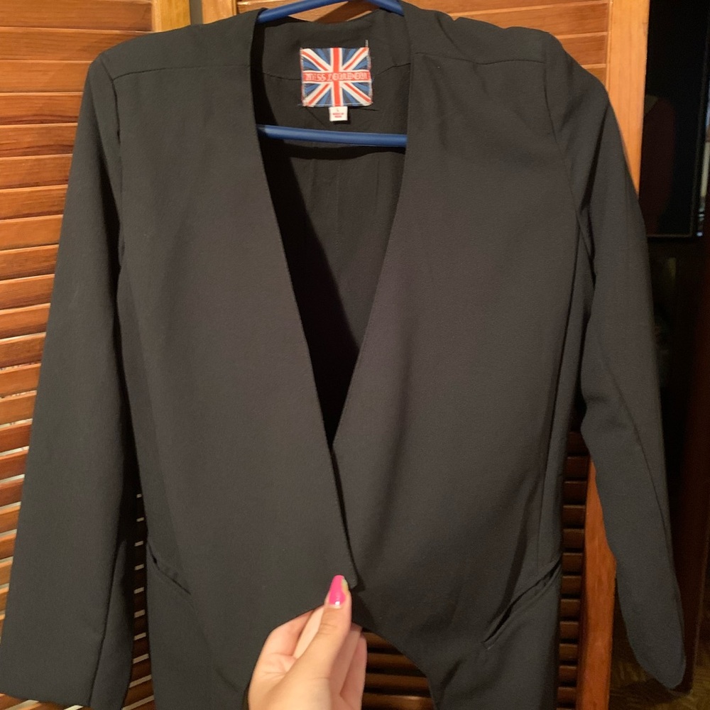 black blazer